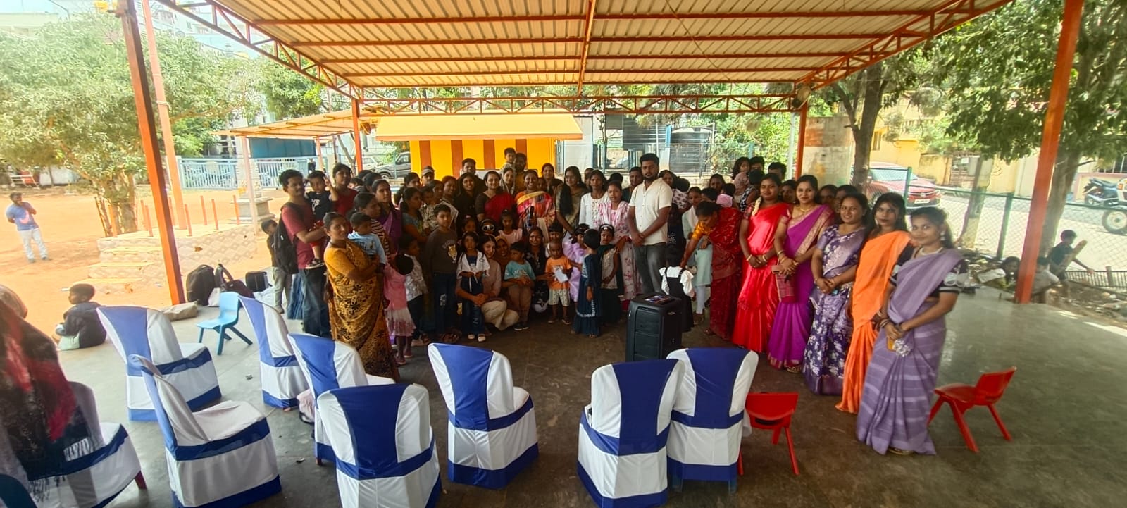 Community outreach camp run by Orange CDC